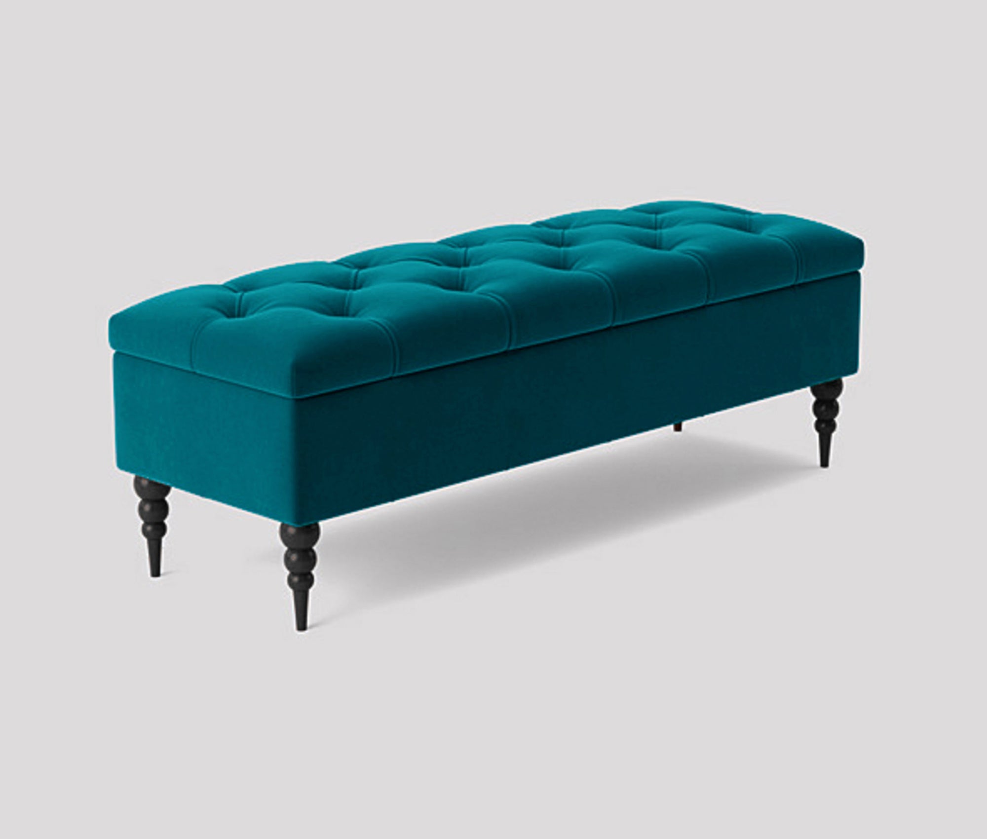 Chesterfield shoe bench, shoe bench with storage, plush velvet upholstered coffee table, rectanalge footstool with storage, ottoman footstool, velvet end of bed bench, window seating bench, entry hallway bench, emerald green plush velvet bench, tufted ottoman bench