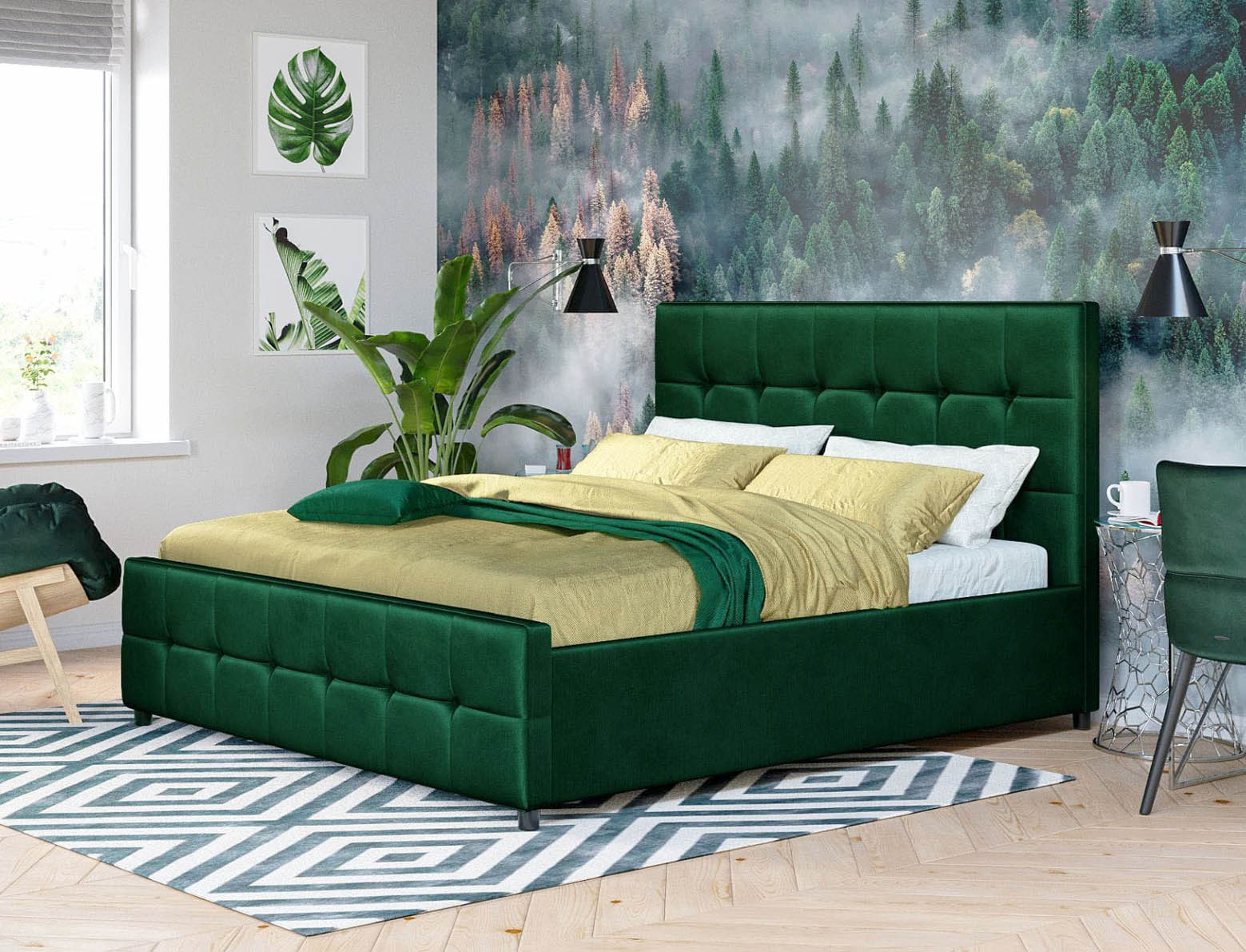 Milan Cube Bed Frame