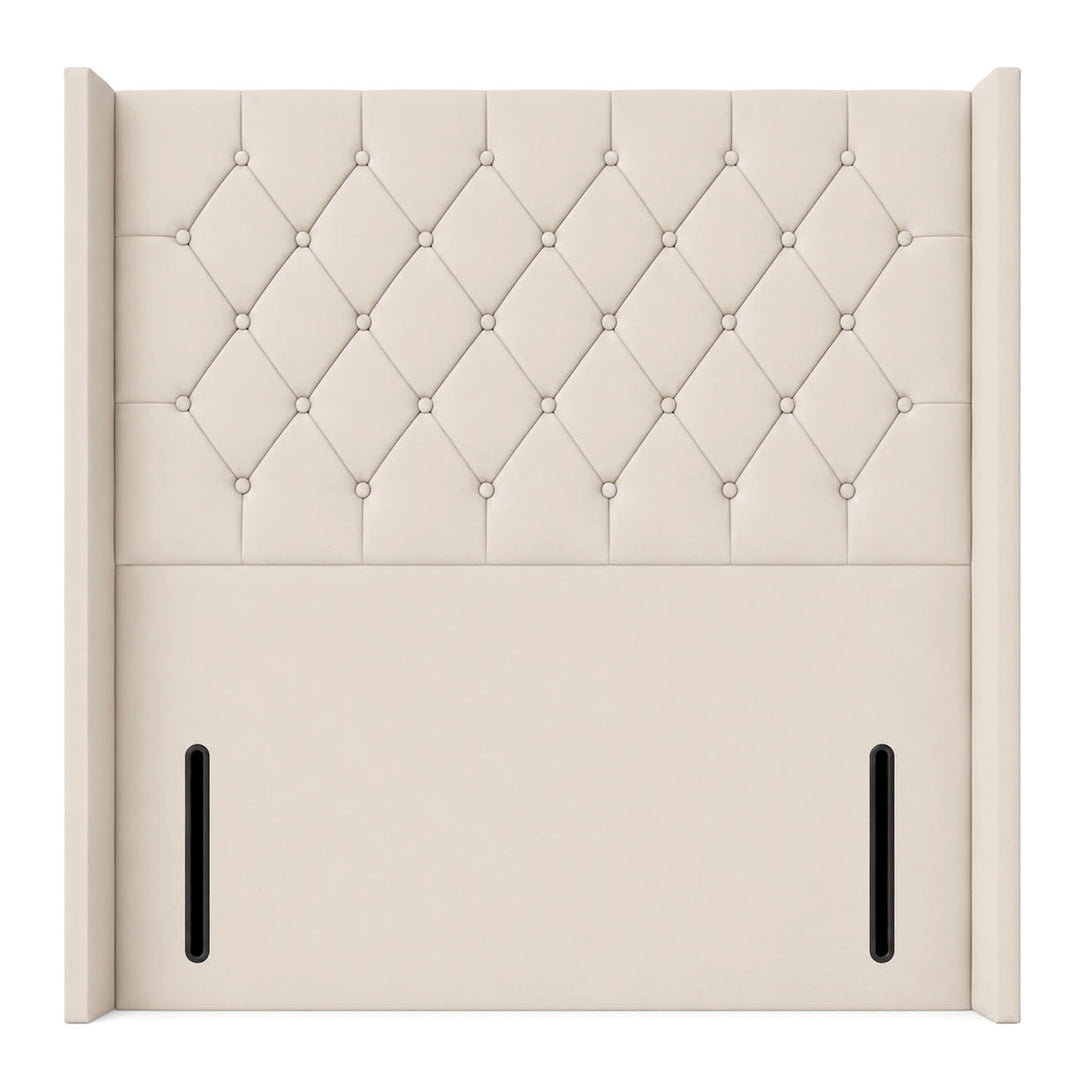 Amelia Winged Chesterfield Floor Standing Headboard
