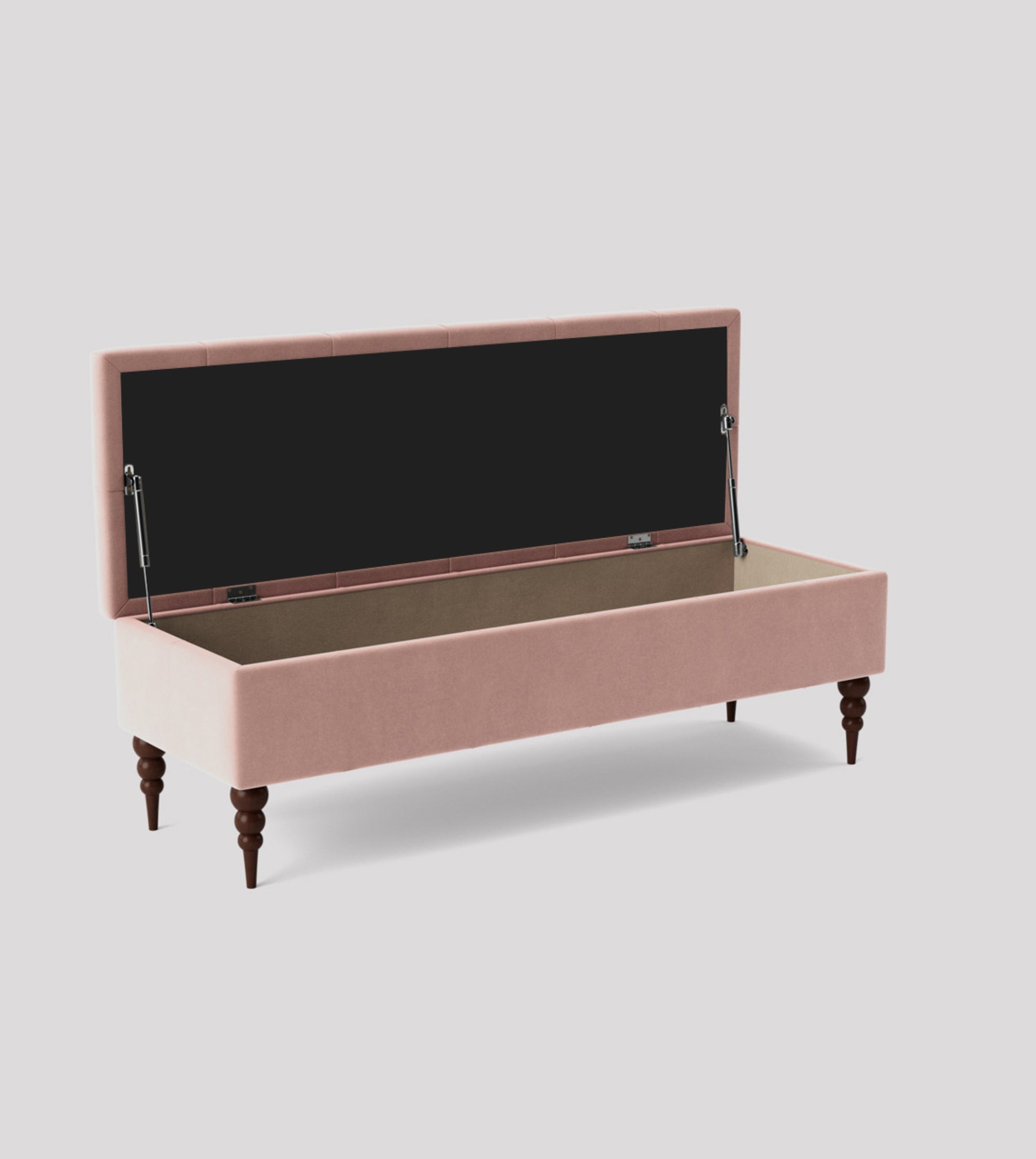 Safar Chesterfield Bench with Storage, Ottoman Storage Bench