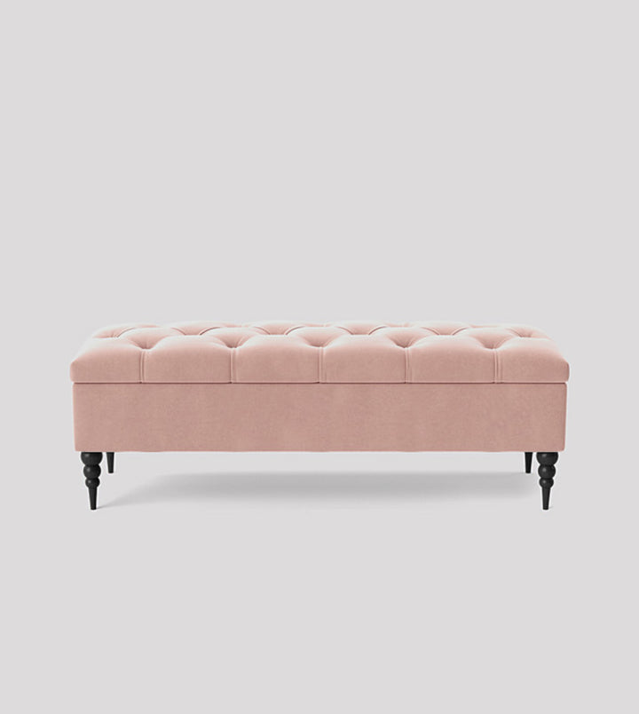 Safar Chesterfield Shoe Storage Bench with Legs