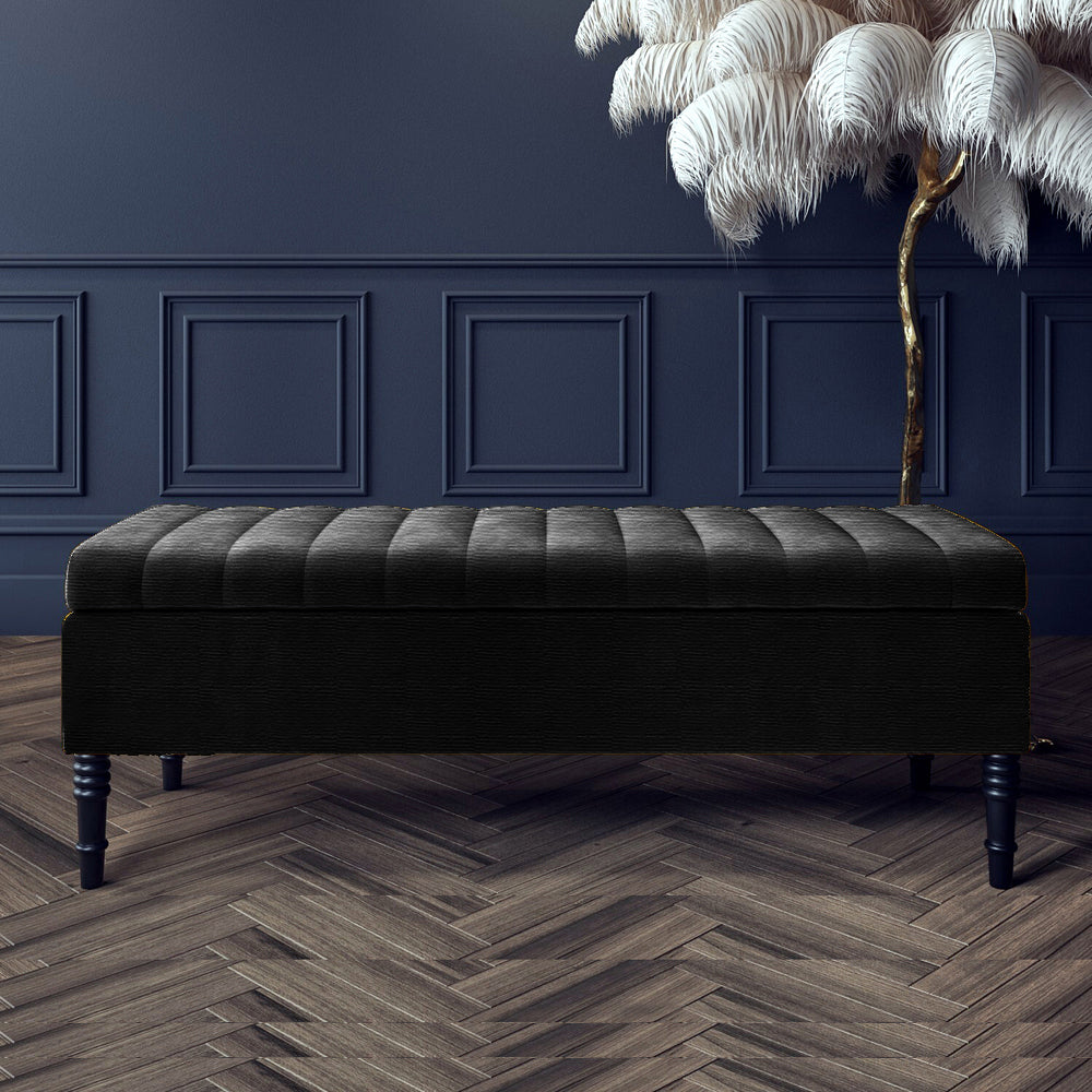 Safar Ottoman Storage Bench in Naples Fabric