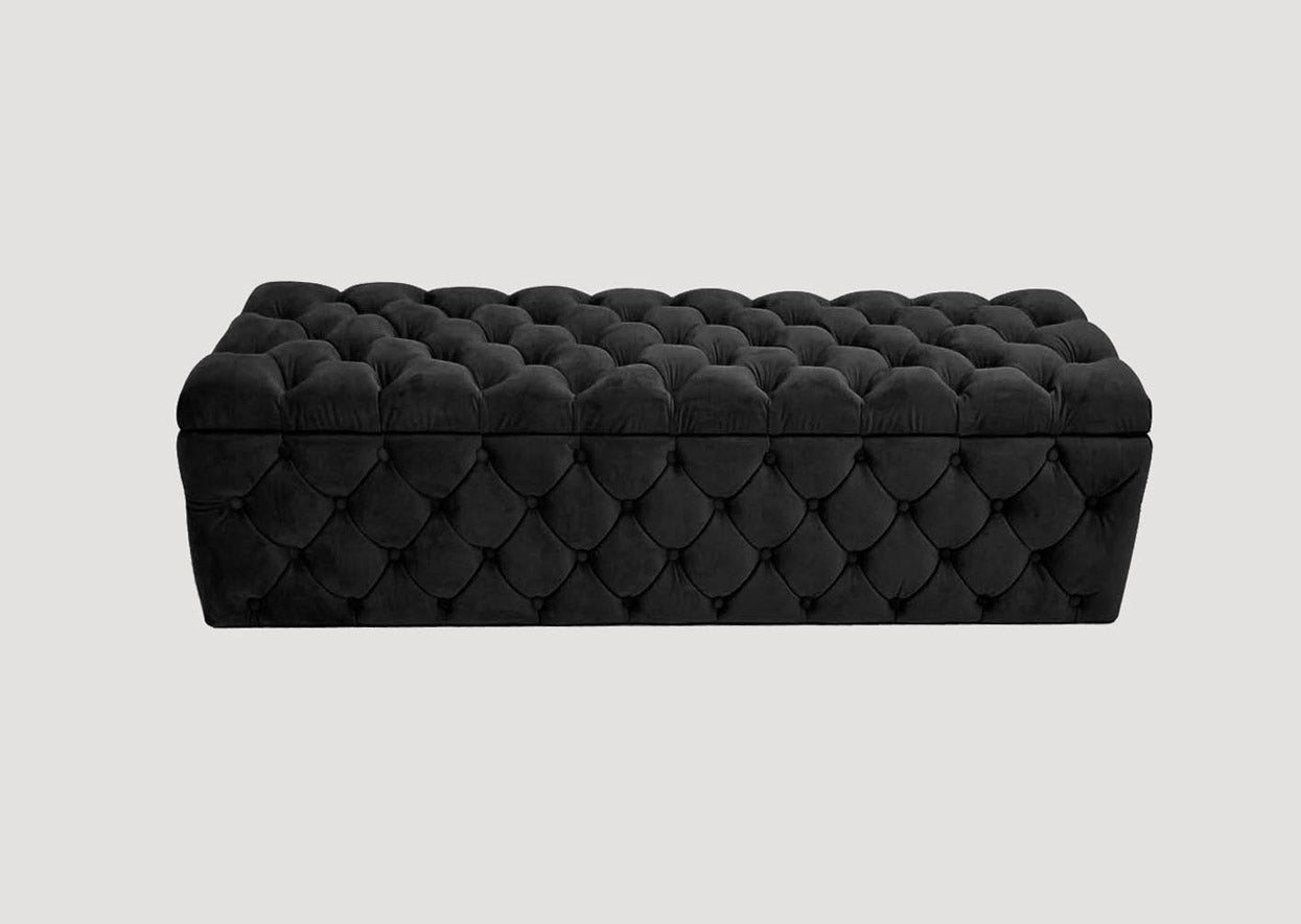 Lux Italian Large Ottoman Box - Blanket Box