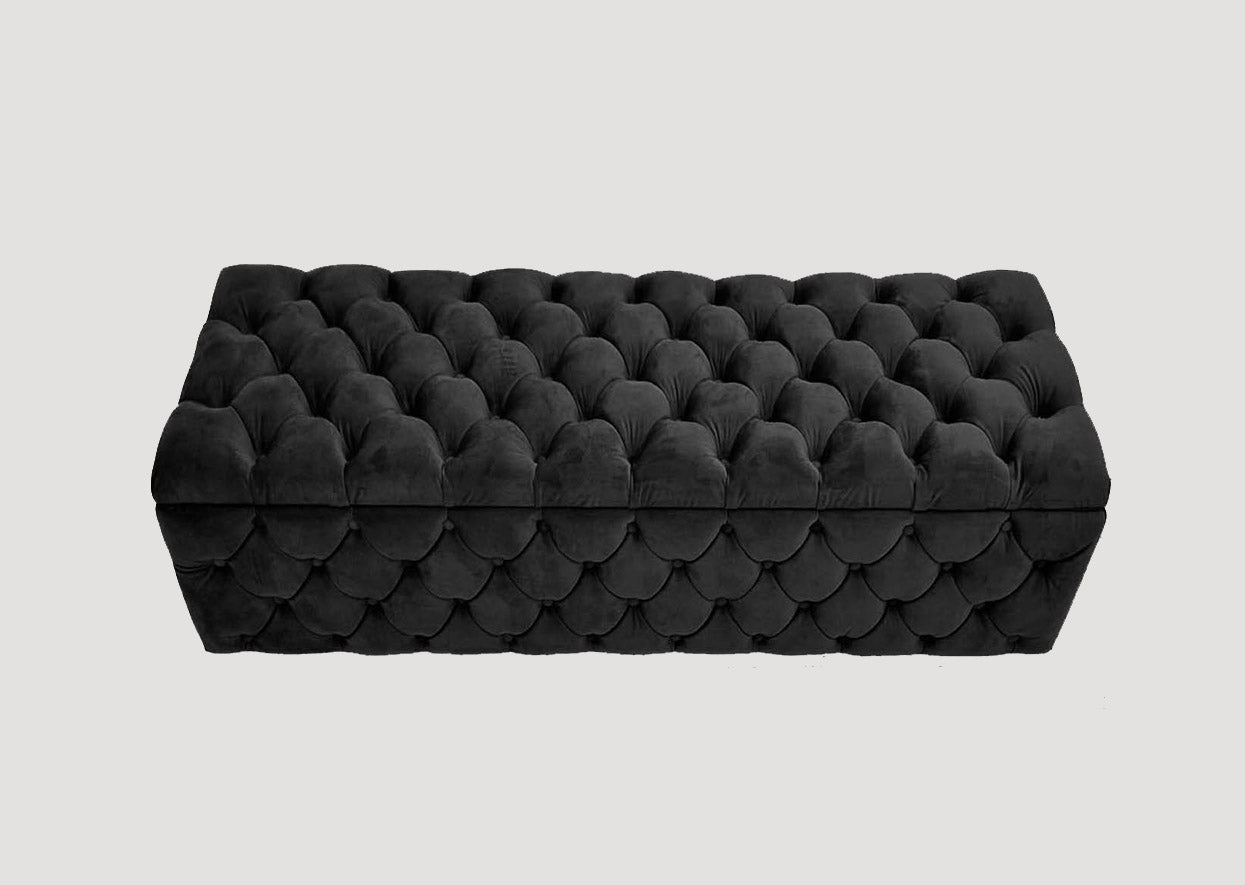 Lux Italian Large Ottoman Box - Blanket Box