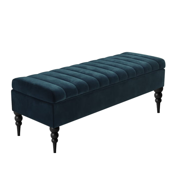 Sierra Ottoman Storage Bench with Legs