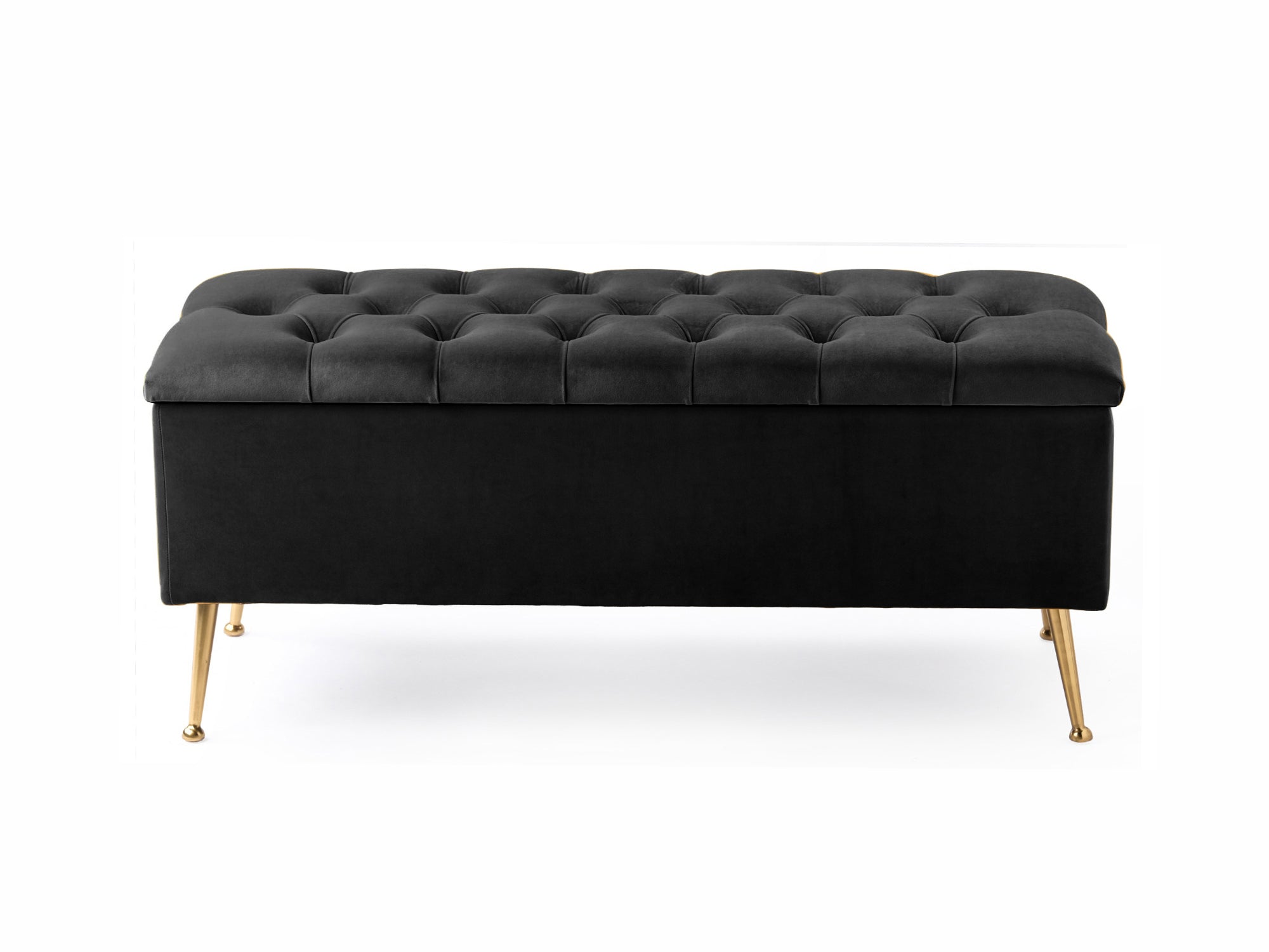 Amara Chesterfield Ottoman Storage Bench with Legs
