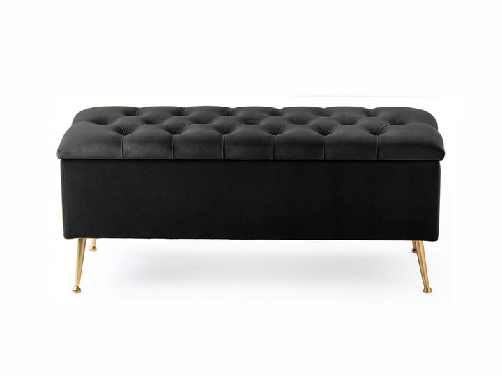 Amara Chesterfield Ottoman Storage Bench with Legs