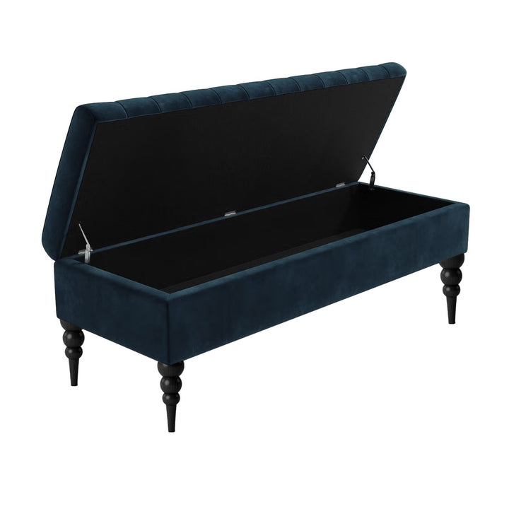 Sierra Ottoman Storage Bench with Legs