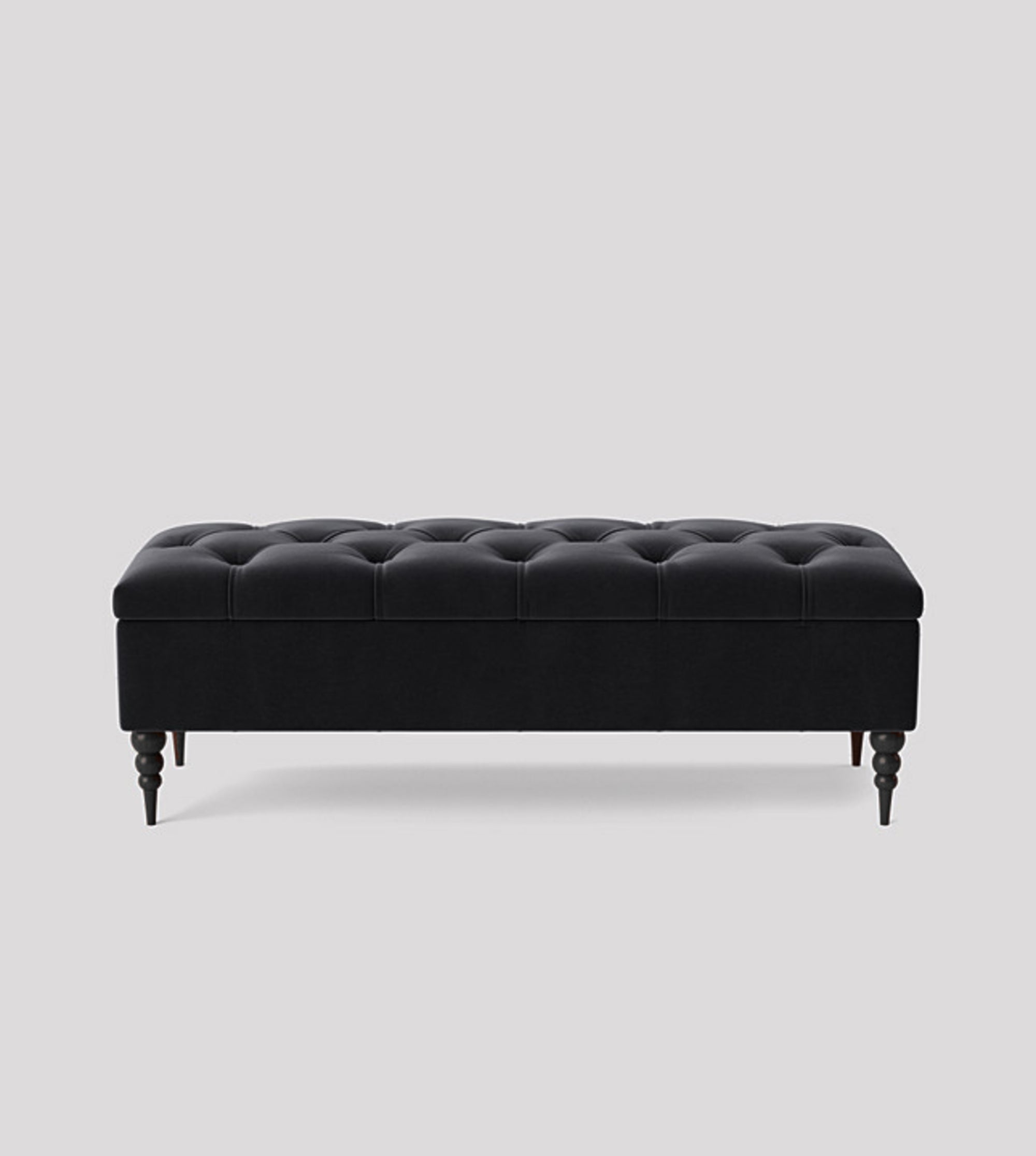 Safar Chesterfield Bench with Storage, Ottoman Storage Bench