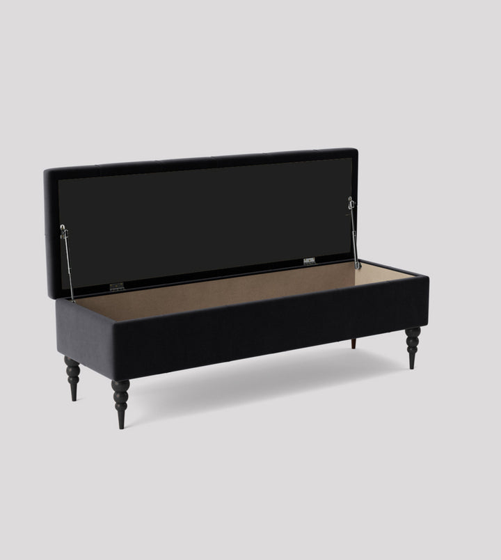 Safar Chesterfield Shoe Storage Bench with Legs