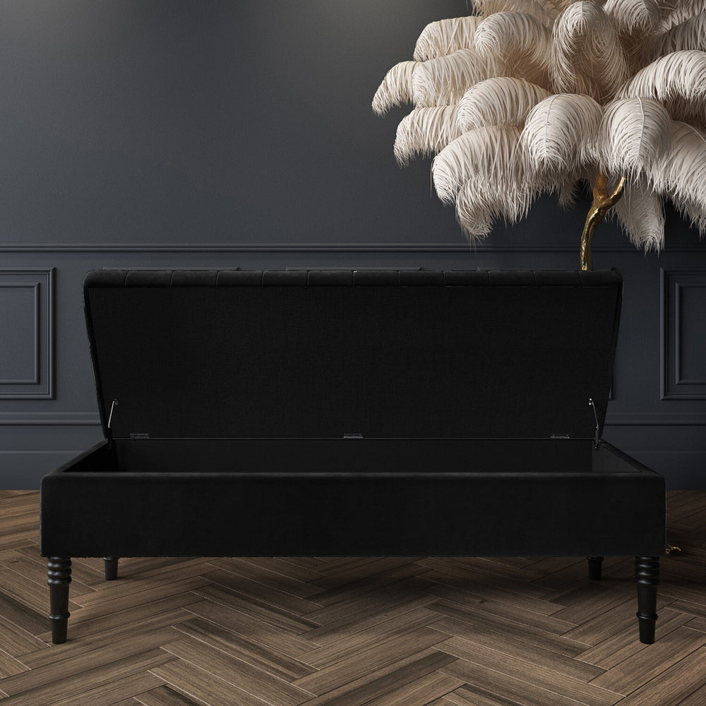 Black Plush velvet ottoman Bench with Legs • Upholstered storage box • Velvet storage ottoman • Ottoman with storage • Velvet upholstered ottoman • Storage ottoman box • Velvet storage bench • Plush velvet storage bench • Ottoman coffee table with storage • Upholstered ottoman bench • Velvet blanket storage box • End of bed storage ottoman • Luxury velvet ottoman • Tufted storage ottoman • Deep storage ottoman • Ottoman with hinged lid •