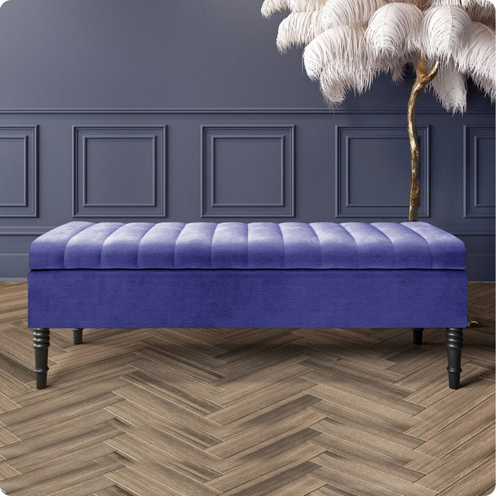 Safar Ottoman Storage Bench in Naples Fabric