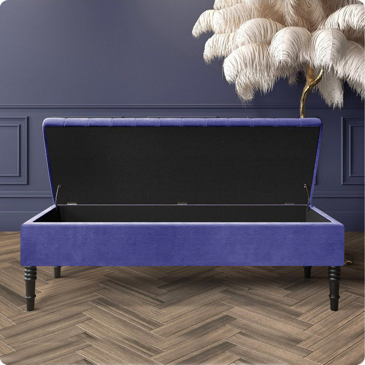 Safar Ottoman Storage Bench in Naples Fabric