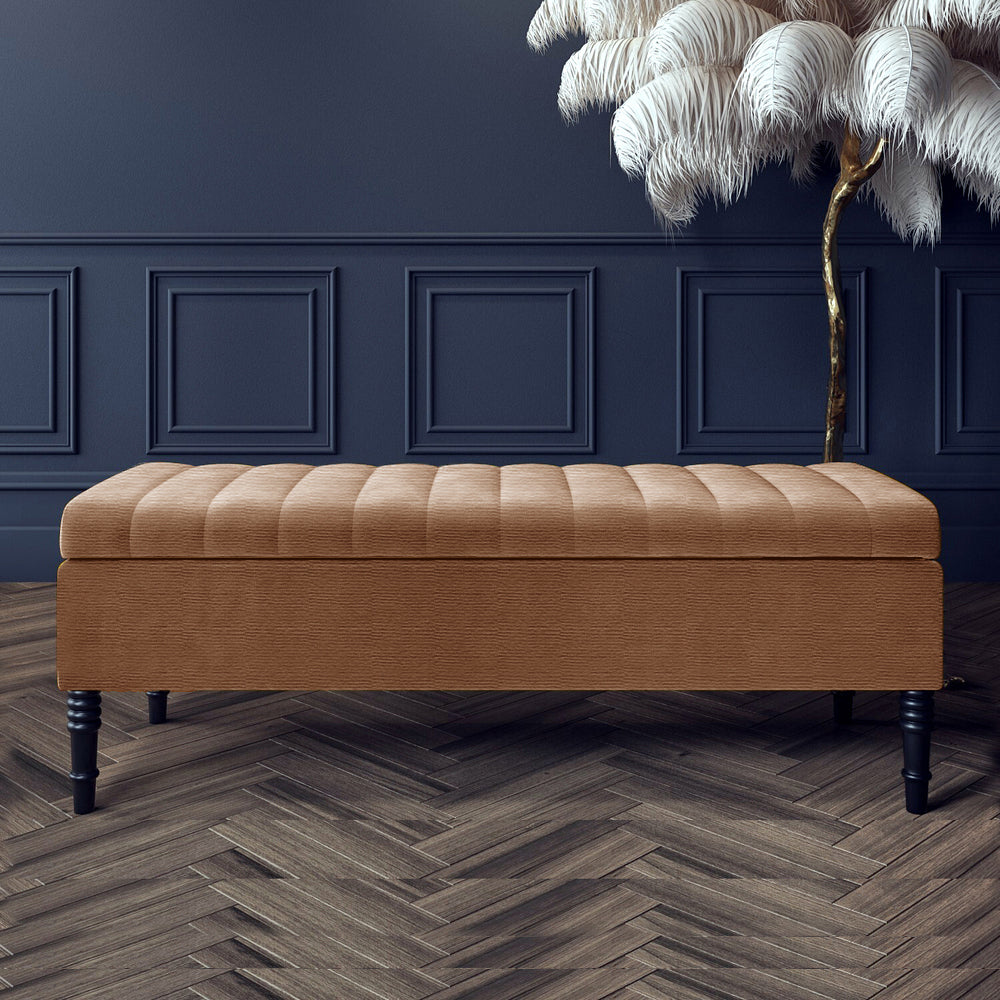 Safar Ottoman Storage Bench in Naples Fabric
