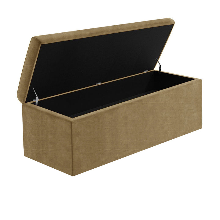 Safar Large Naples Ottoman Storage Box with Plain Lid