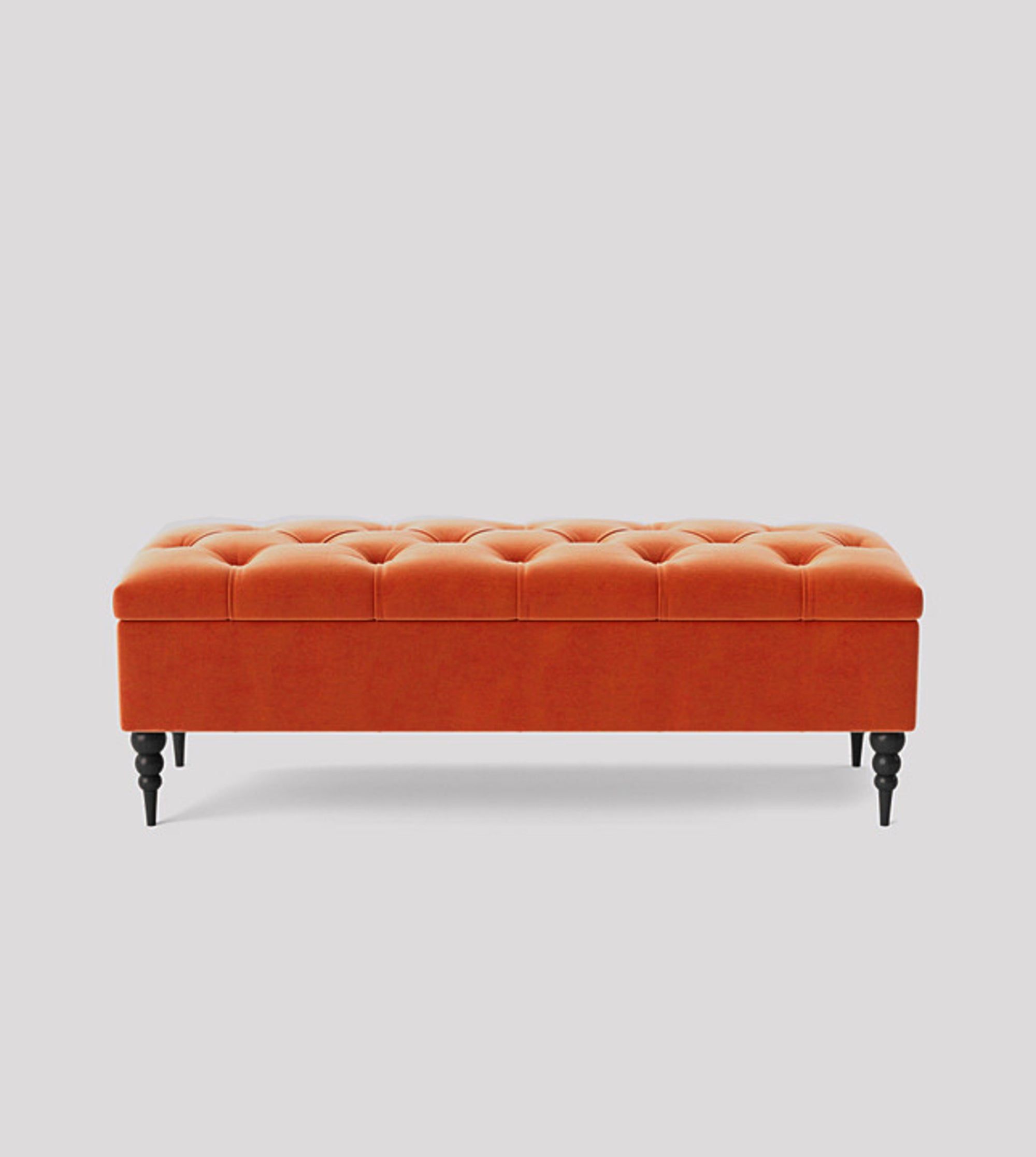 Safar Chesterfield Bench with Storage, Ottoman Storage Bench