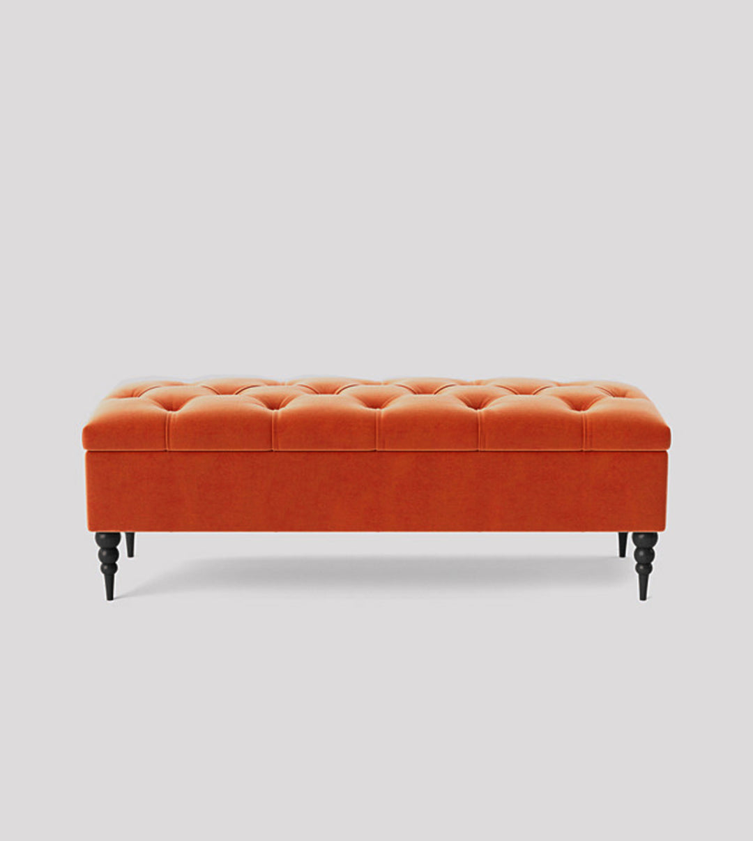 Safar Chesterfield Shoe Storage Bench with Legs