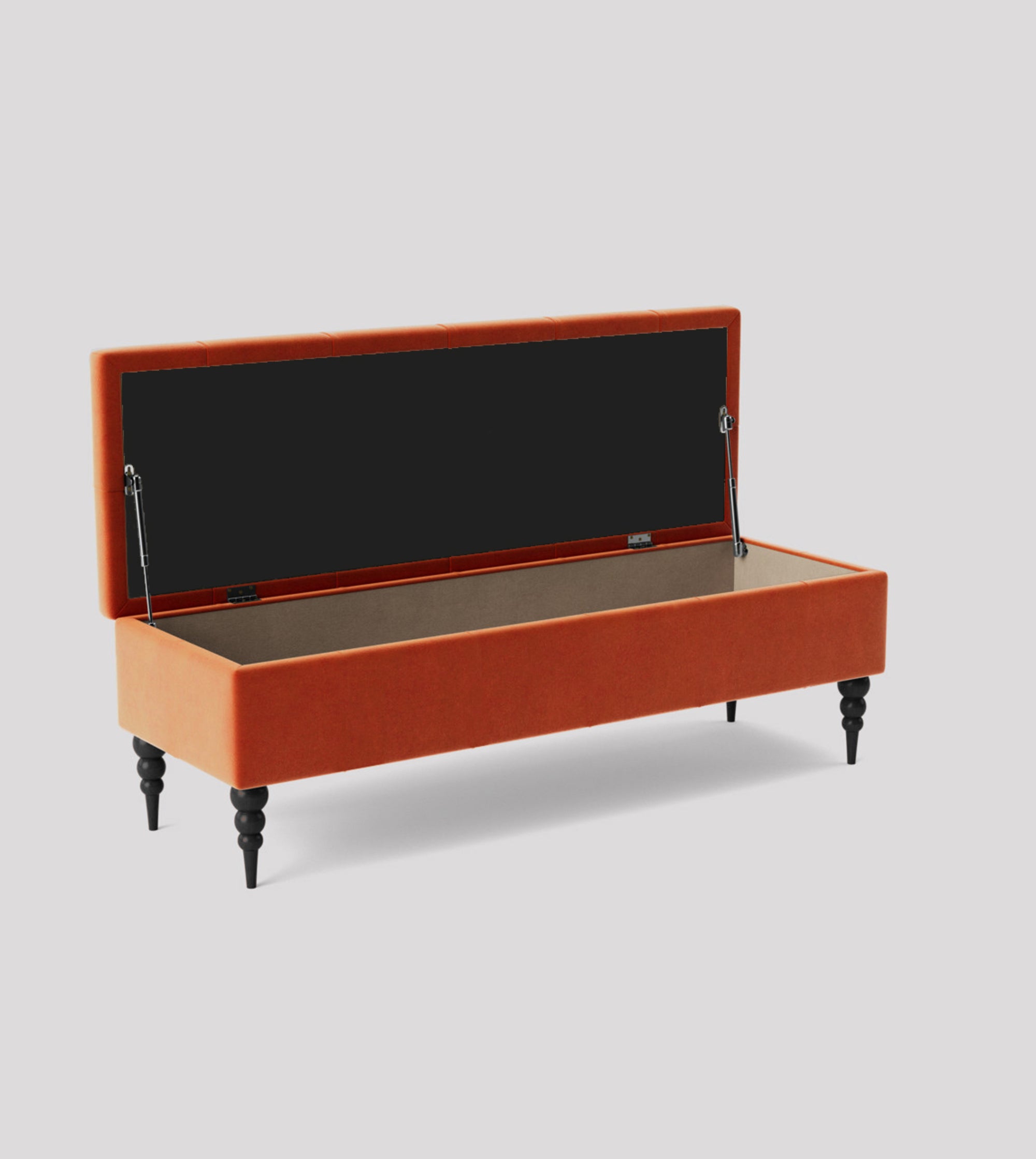 Safar Chesterfield Bench with Storage, Ottoman Storage Bench