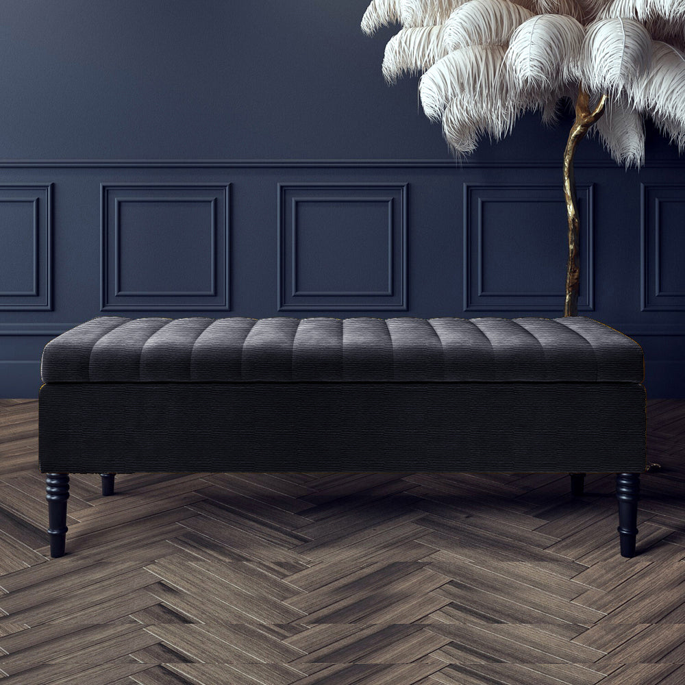 Safar Ottoman Storage Bench in Naples Fabric