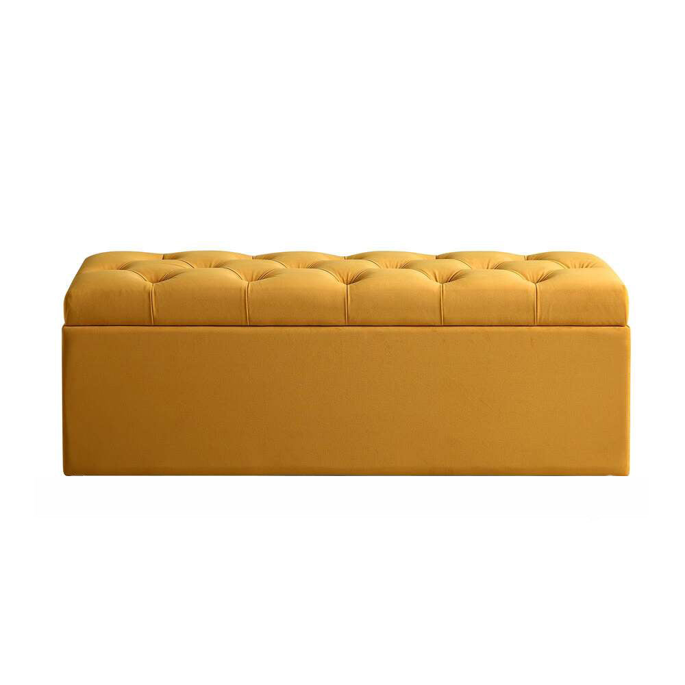 Divan Chesterfield Upholstered Ottoman Storage Box