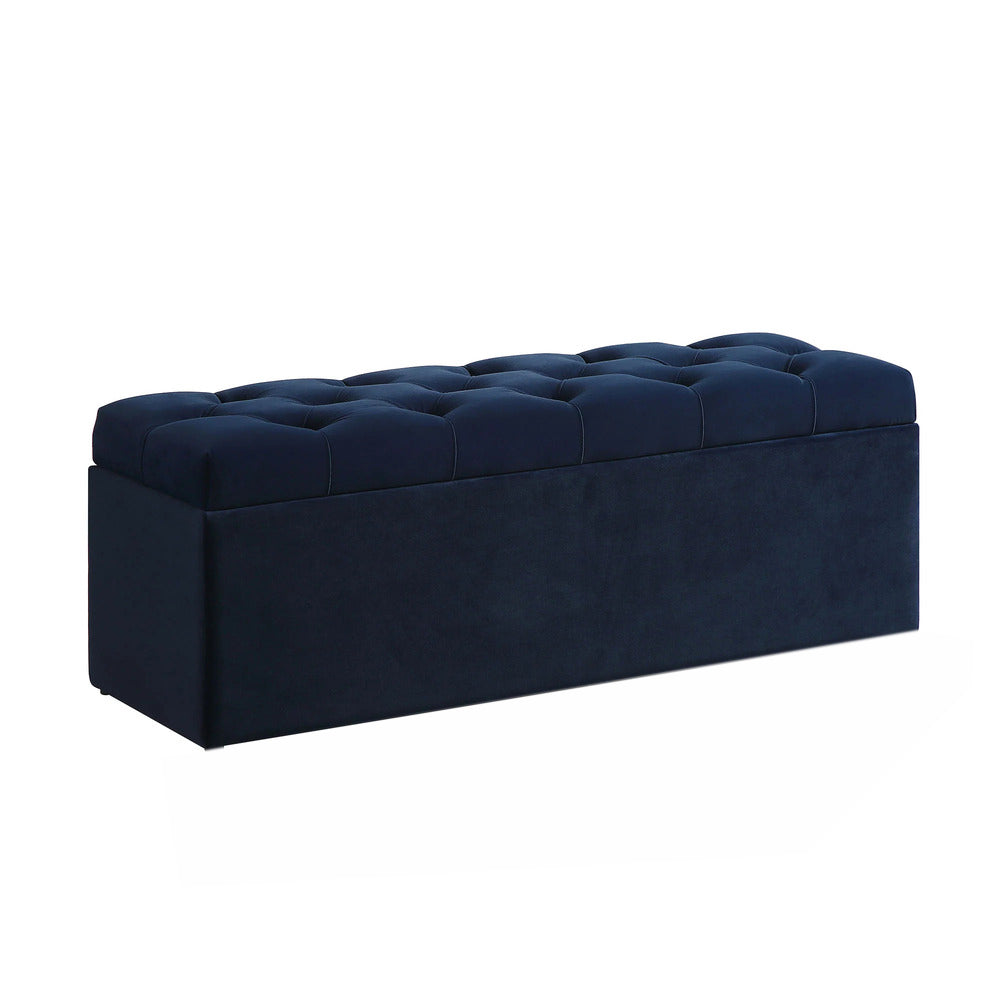 Divan Chesterfield Upholstered Ottoman Storage Box