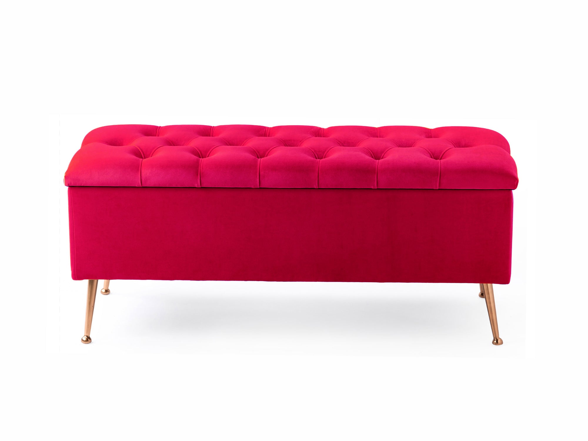 Amara Chesterfield Ottoman Storage Bench with Legs