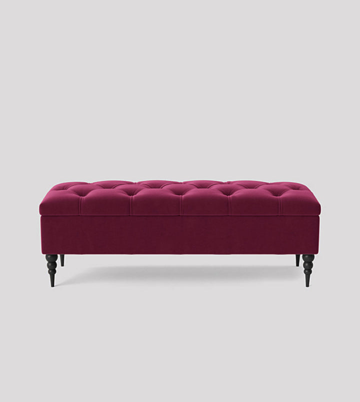 Safar Chesterfield Shoe Storage Bench with Legs