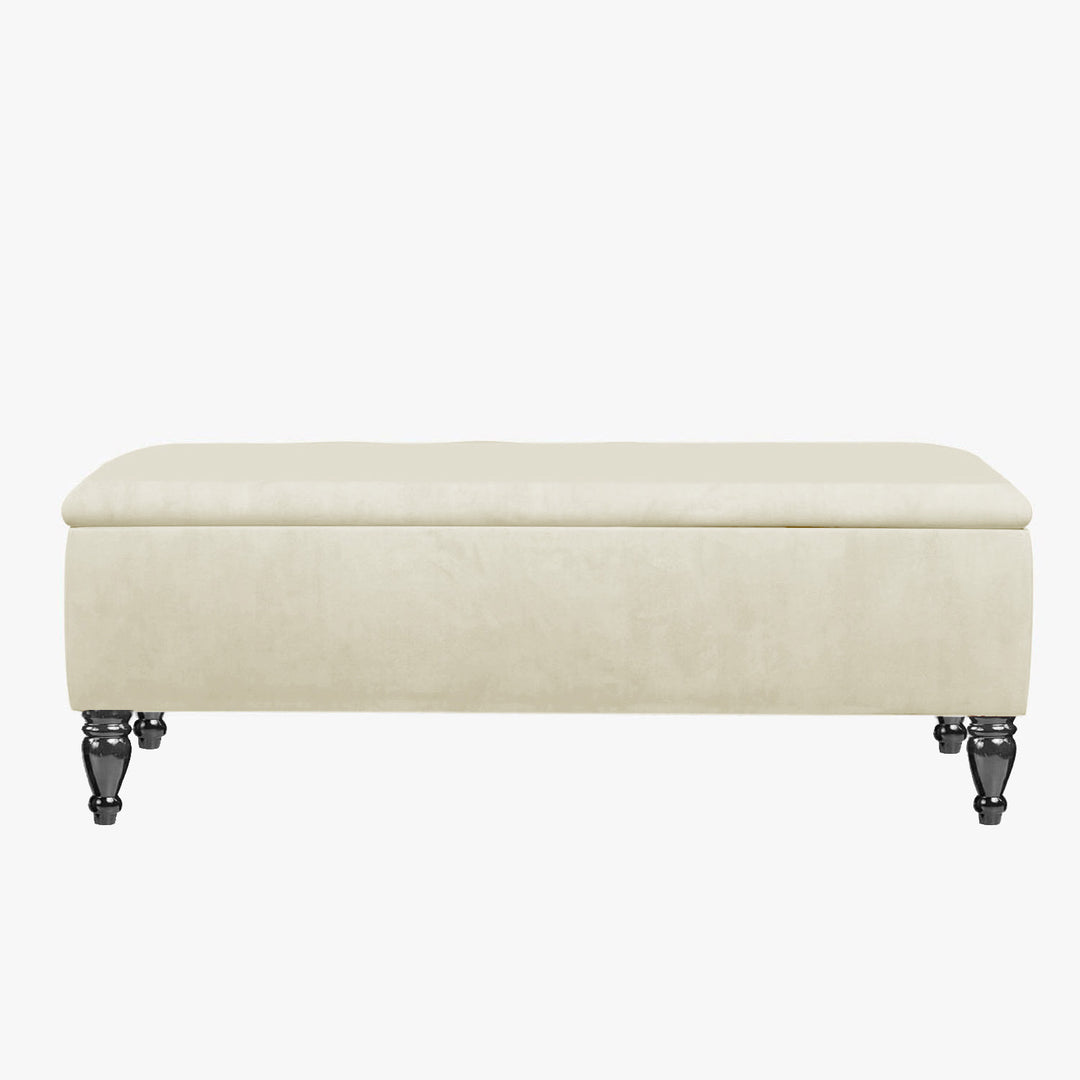 Lisbon Ottoman Storage Bench with Plain Lid