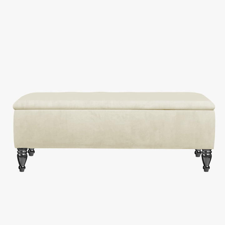 Lisbon Ottoman Storage Bench with Plain Lid