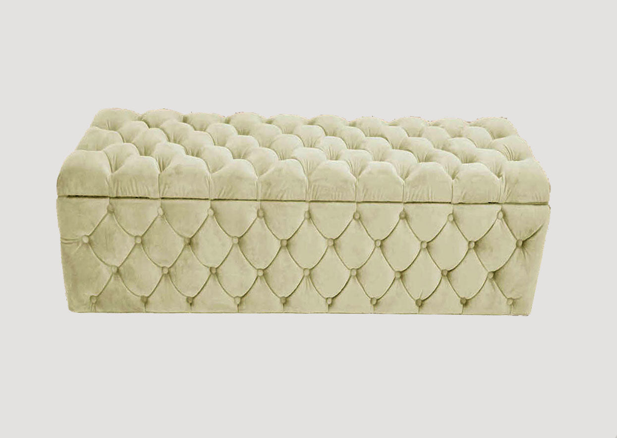 Lux Italian Large Ottoman Box - Blanket Box