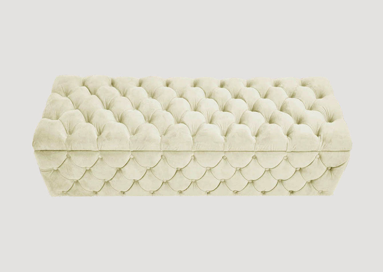 Lux Italian Large Ottoman Box - Blanket Box