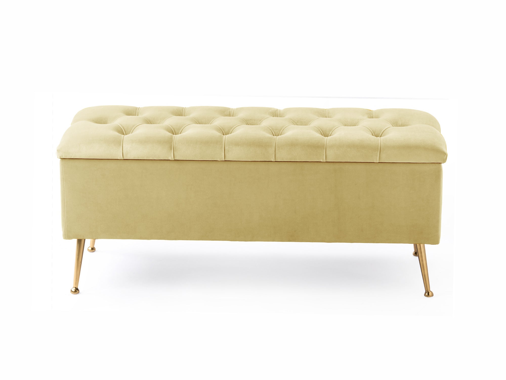 Amara Chesterfield Ottoman Storage Bench with Legs