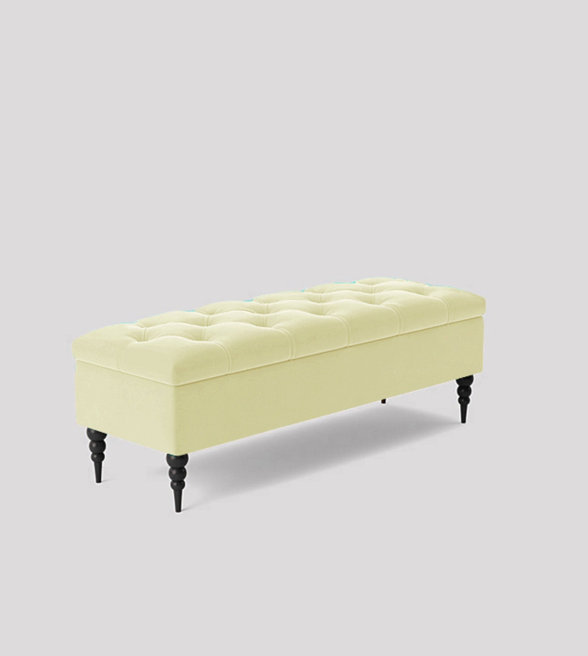 Safar Chesterfield Bench with Storage, Ottoman Storage Bench