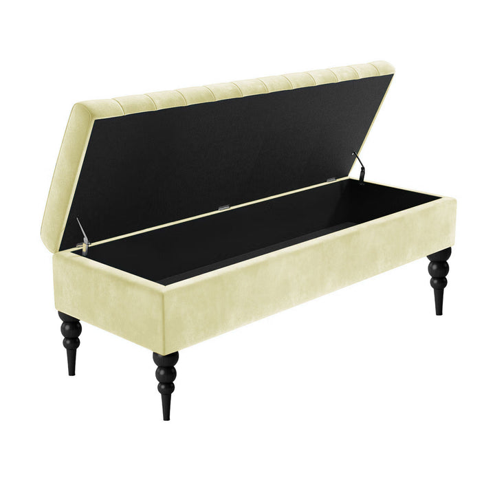 Sierra Ottoman Storage Bench with Legs