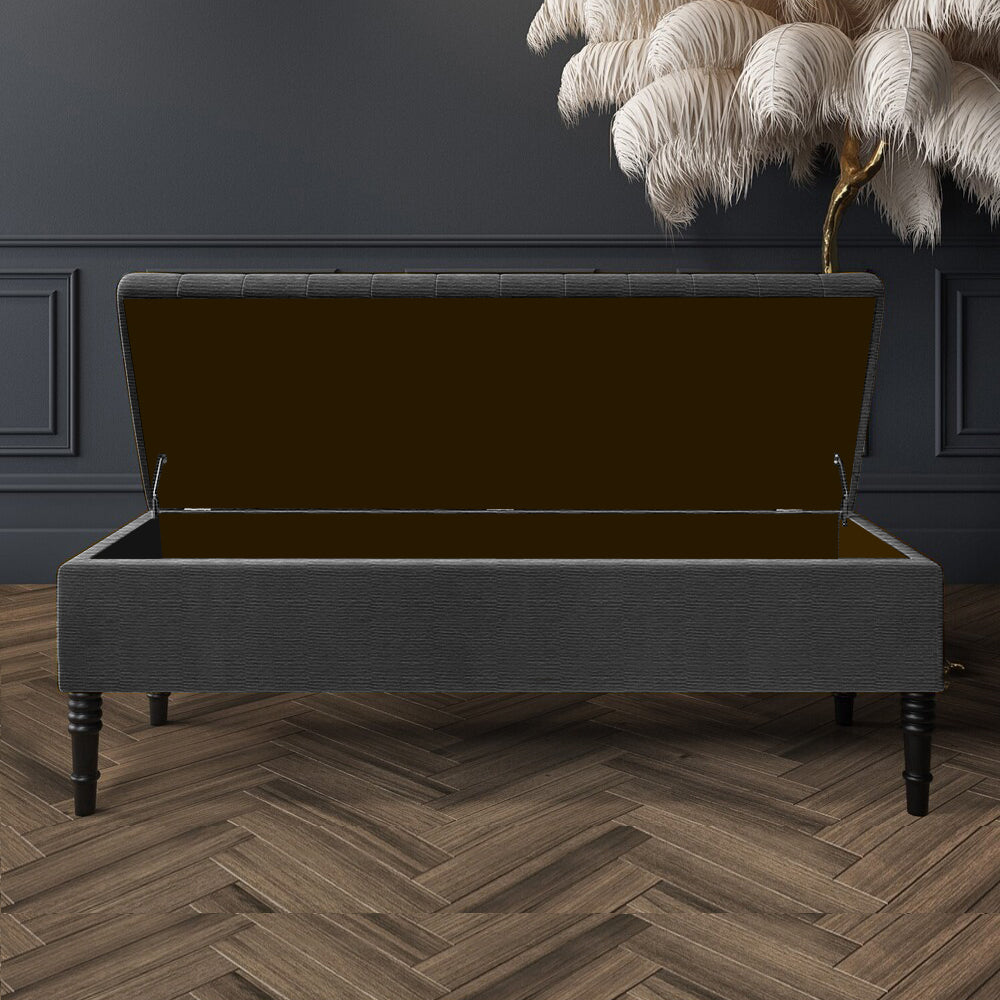 Safar Ottoman Storage Bench in Naples Fabric