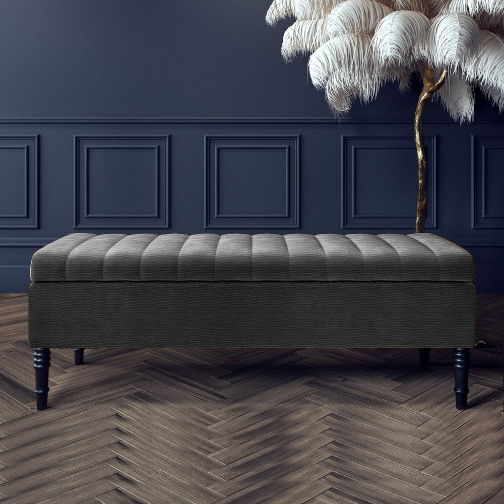 Safar Ottoman Storage Bench in Naples Fabric