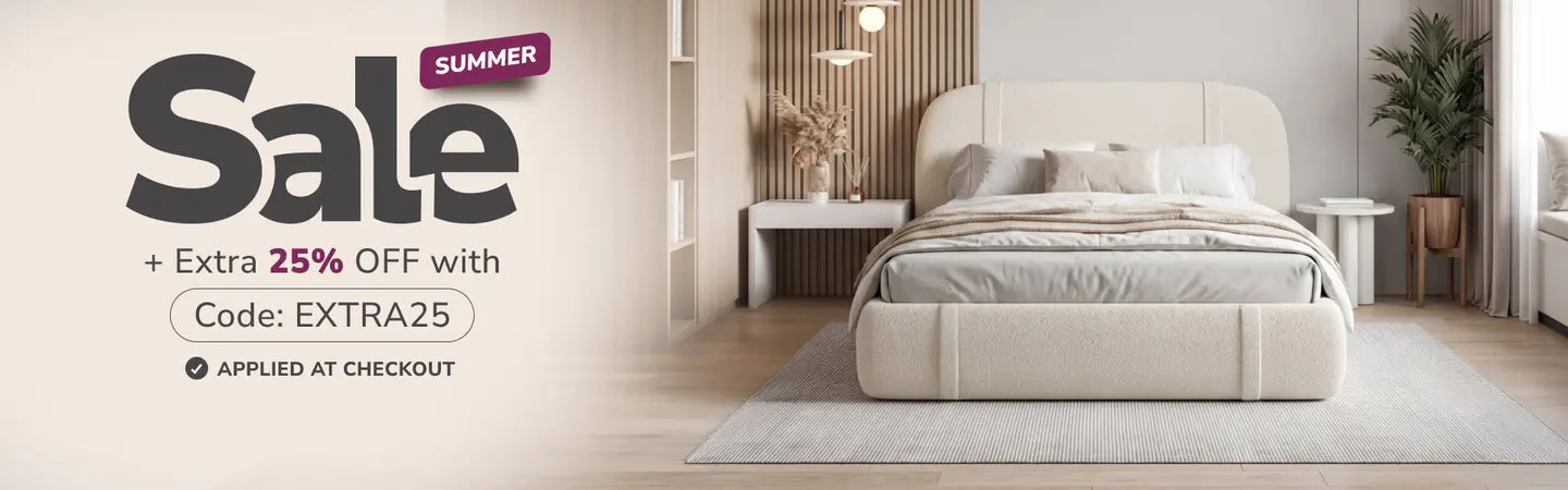 Summer sale bedroom banner