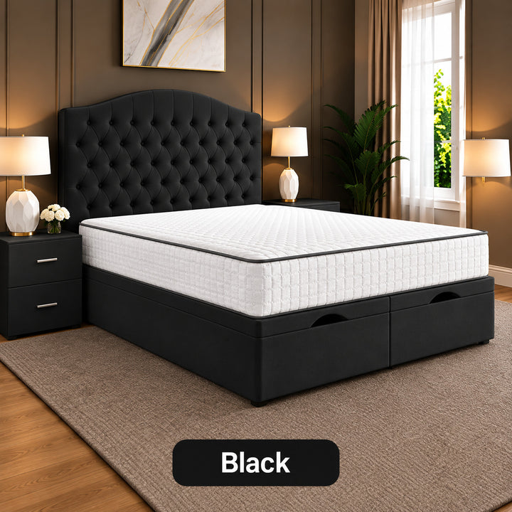 Daisy Chesterfield Tufted Divan Storage Ottoman Bed Frame