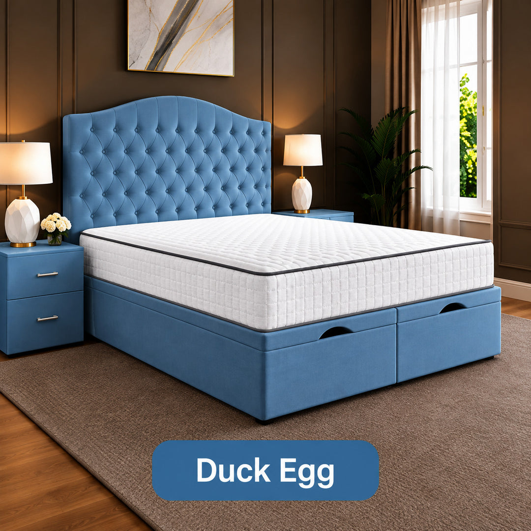 Daisy Chesterfield Tufted Divan Storage Ottoman Bed Frame