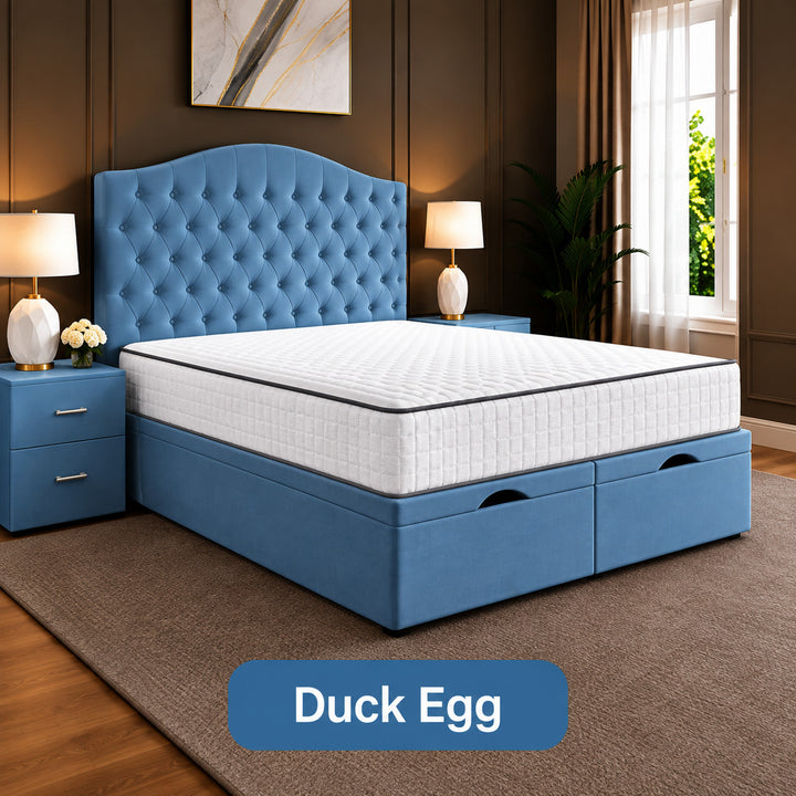 Daisy Chesterfield Tufted Divan Storage Ottoman Bed Frame