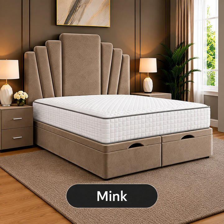 Cyrus Divan Ottoman Storage Bed Frame