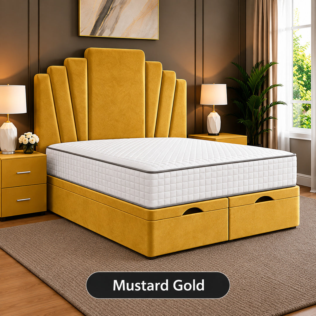 Cyrus Divan Ottoman Storage Bed Frame