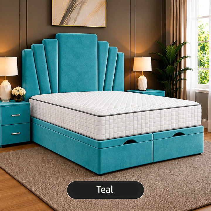 Cyrus Divan Ottoman Storage Bed Frame