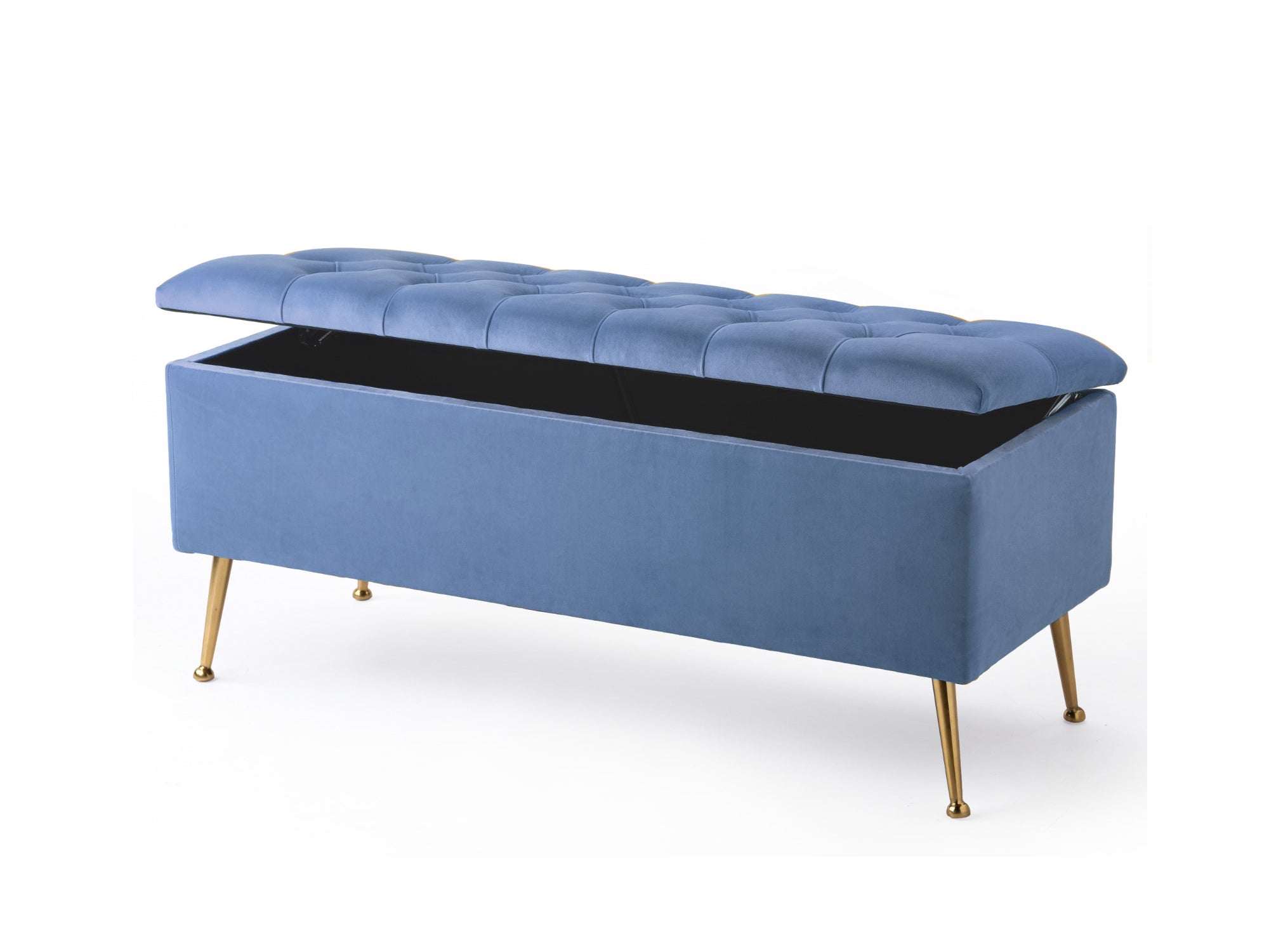 Amara Chesterfield Ottoman Storage Bench with Legs