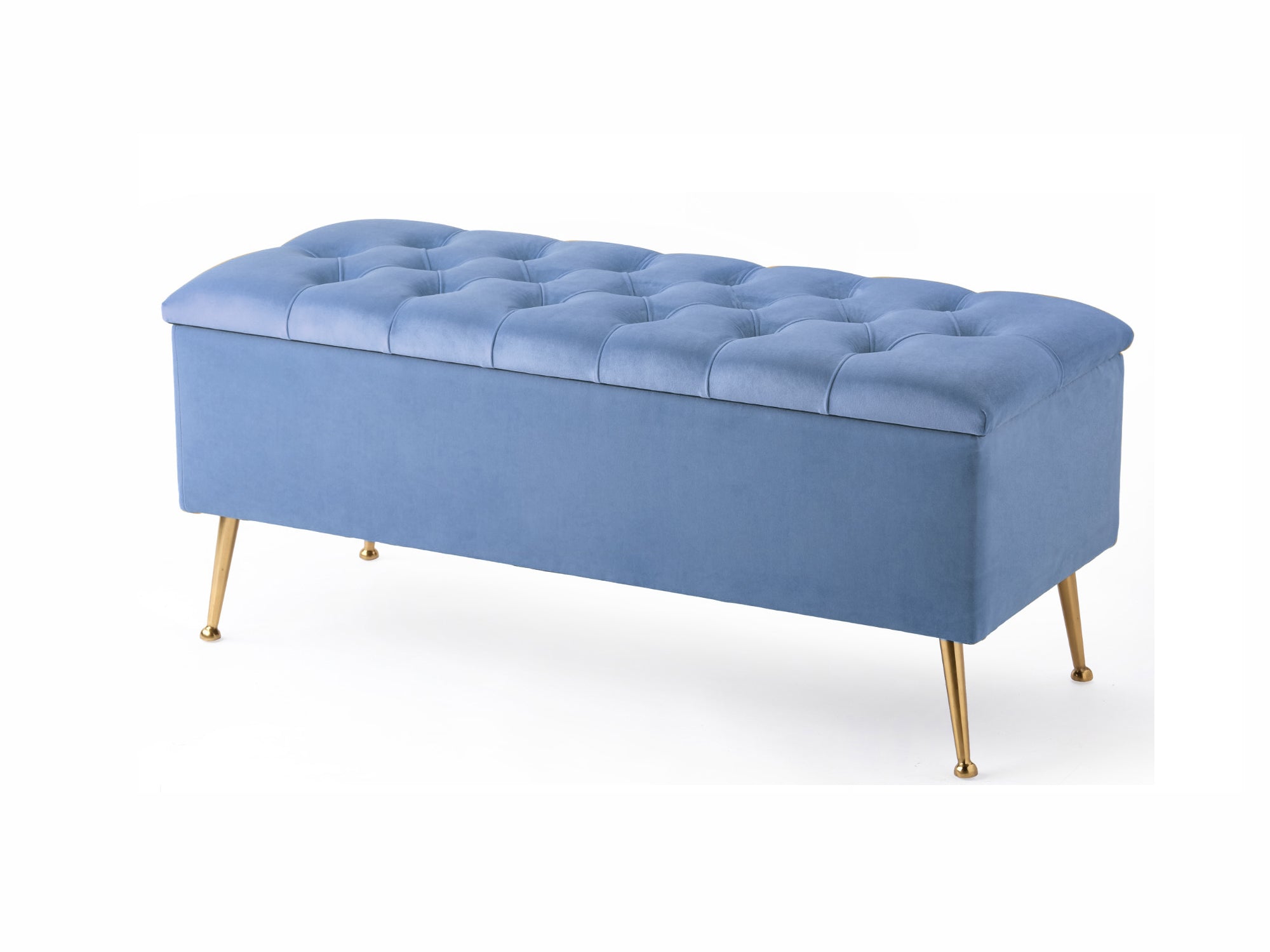 Amara Chesterfield Ottoman Storage Bench with Legs