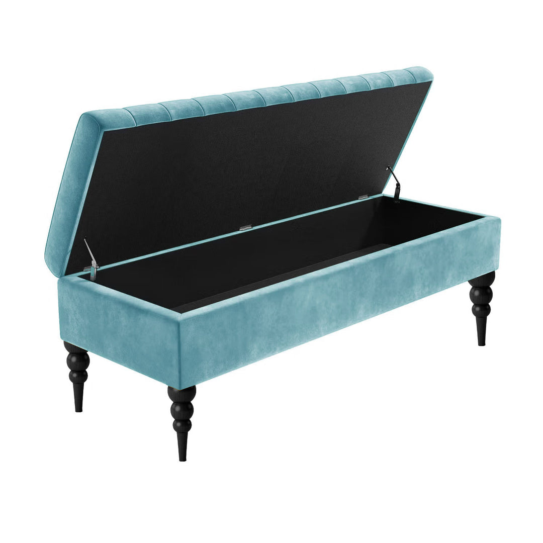 Sierra Ottoman Storage Bench with Legs