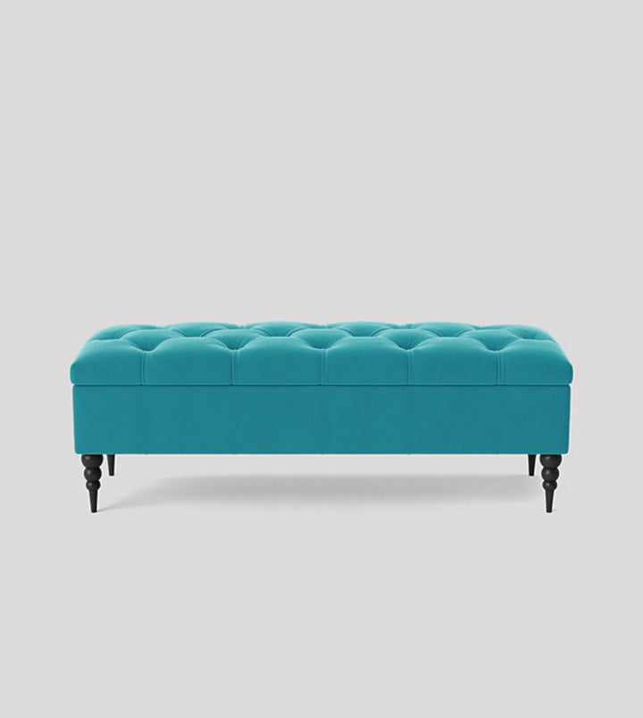 Safar Chesterfield Shoe Storage Bench with Legs