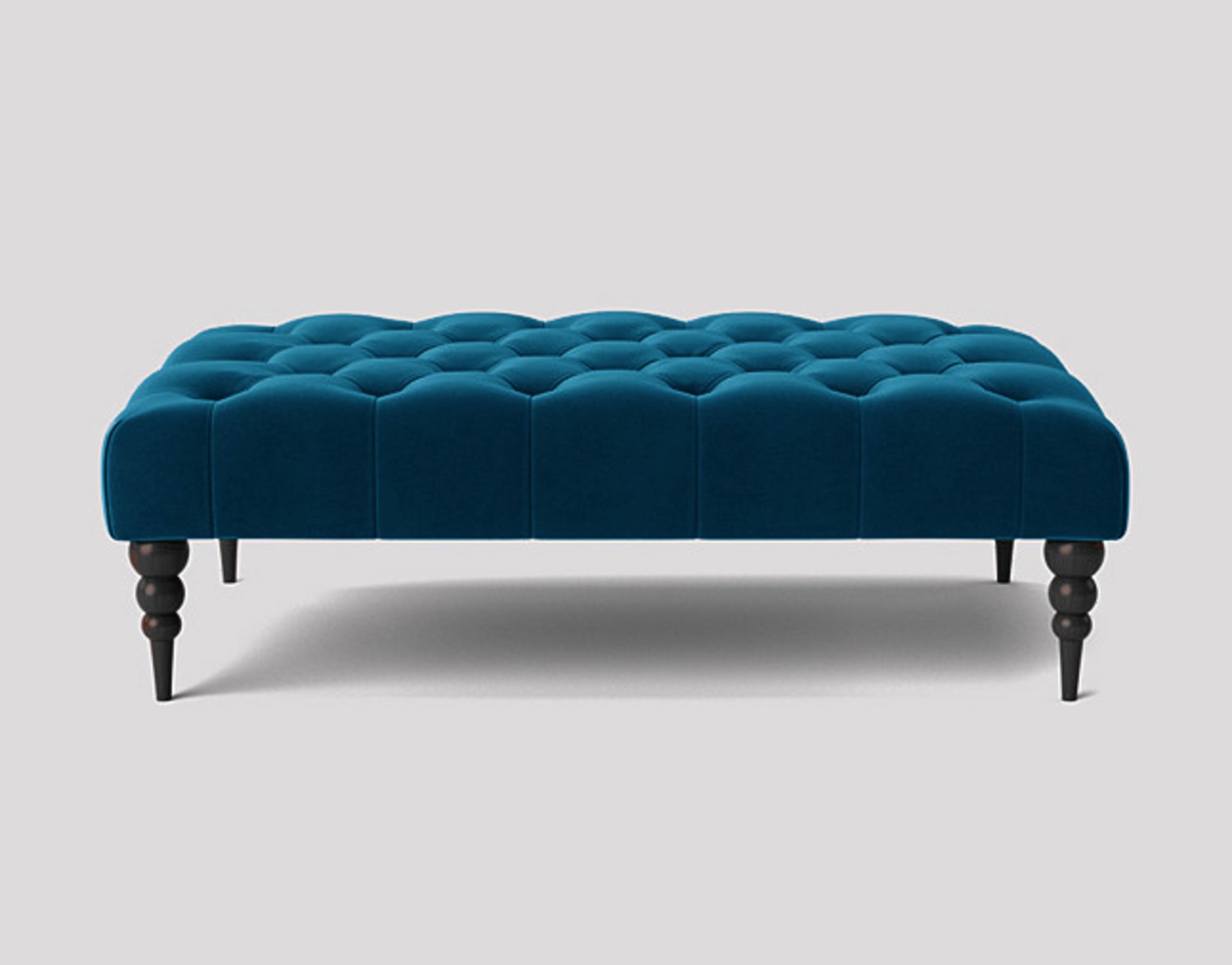 Alyana Rectangle Chesterfield Upholstered Footstool