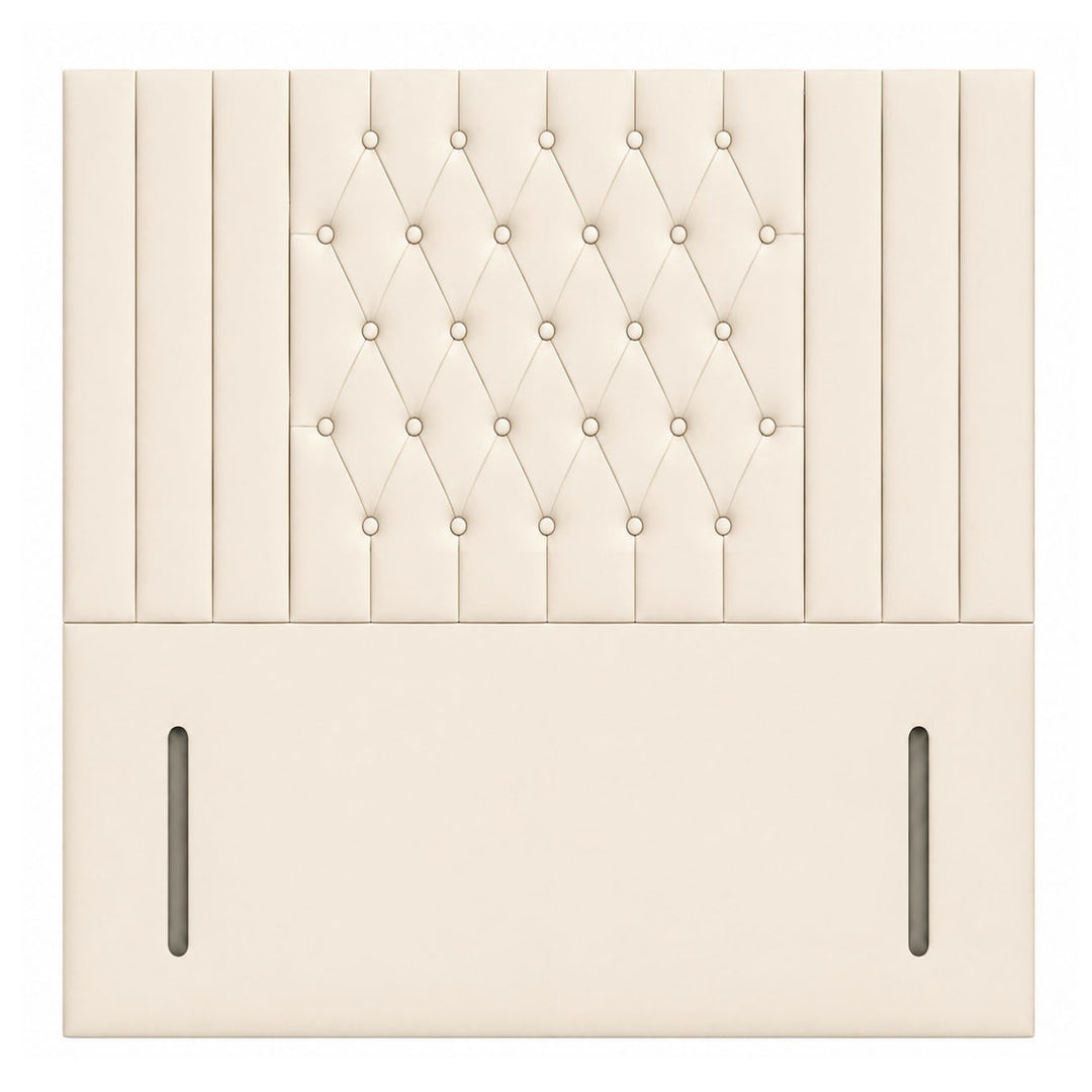 Elizabeth Tufted Channelled Floor-Standing Headboard