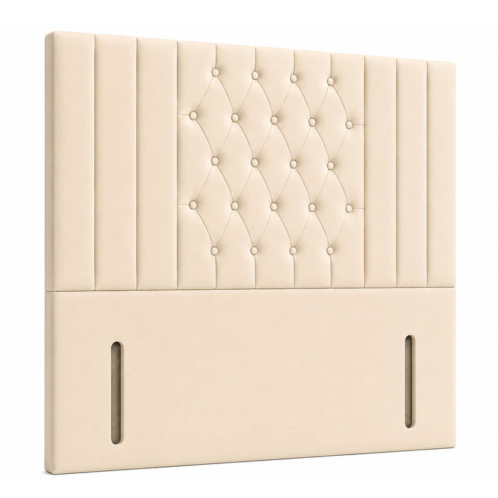 Elizabeth Tufted Channelled Floor-Standing Headboard